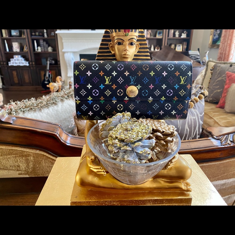 Takashi Murakami Multicolore Long Wallet